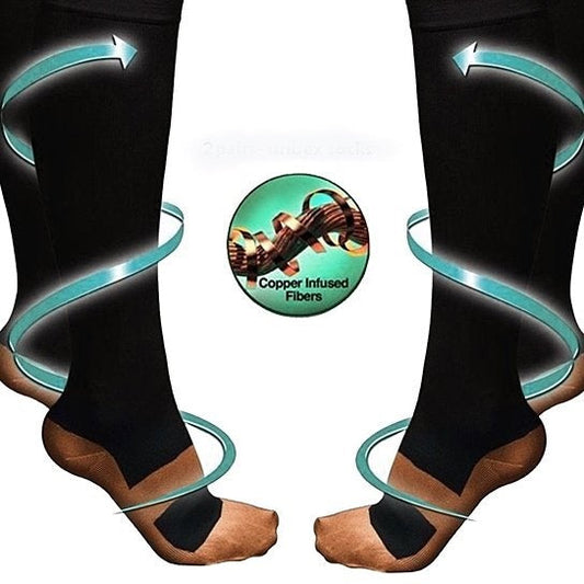 Copper Infused Compression Socks Lightweight