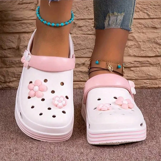 Women Waterproof Clogs Sandal Closed Toe Non Slip