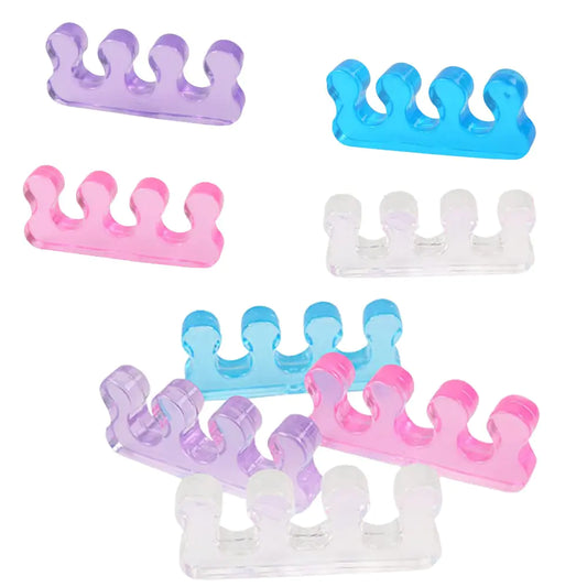 4 Pairs Toe Stretcher Gel Toe Separator Nail Divider Toe Spacer for Men and Women Relaxing Toes Pedicure Bunion Relief