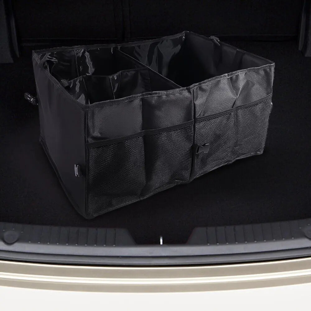 *Trunk Cargo Organizer Folding Storage Collapse Bag Bin For Car Truck SUV 40L US