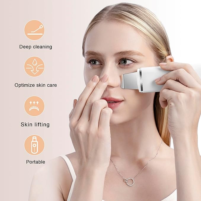 Scrubber for Skin Care Face Spatula Blackhead Remover Facial Deep Cleansing Black Head Removal Pore Cleaner Tools