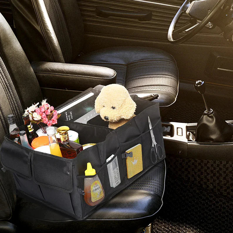 *Trunk Cargo Organizer Folding Storage Collapse Bag Bin For Car Truck SUV 40L US