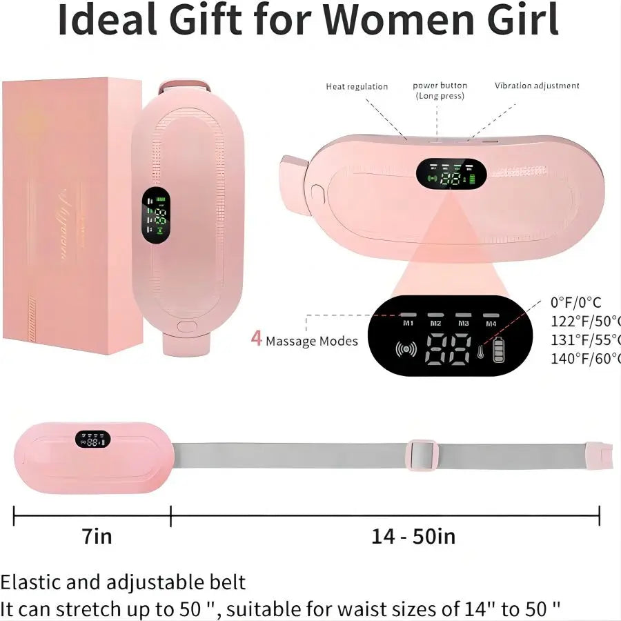 Cordless Heating Pad with belt for Menstrual pain