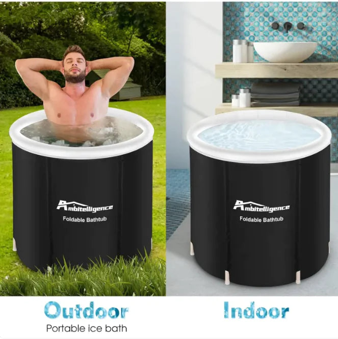 *Portable Foldable Ice Bath Tub for Recovery