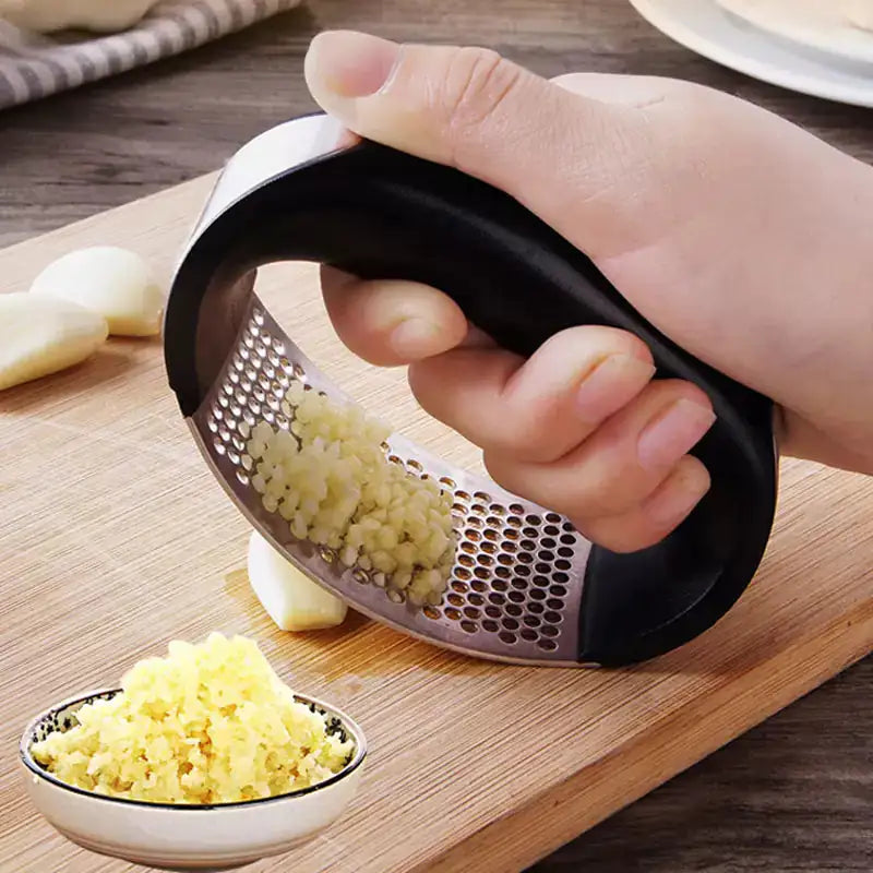*Stainless Steel Garlic Press